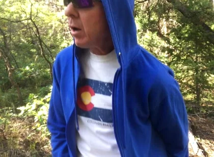 Adam Kaye Jacks off in the Mountains