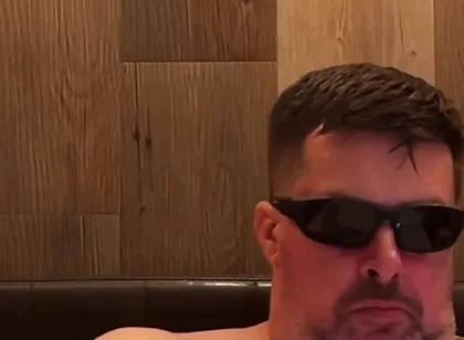 On the Bed Having a Wank