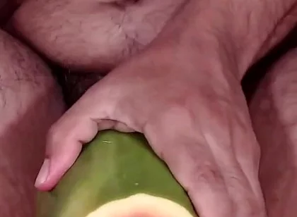 New Video of Fucking Fruit. Papaya's Turn