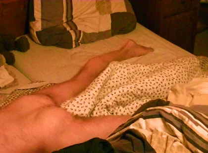 Naked Bed Hump Masturbation