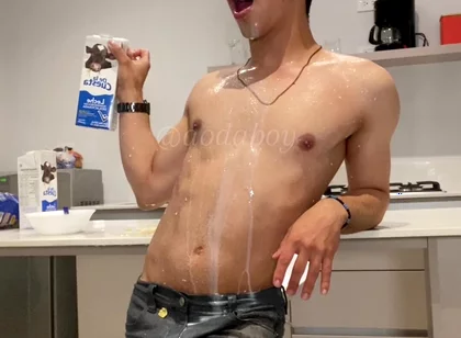Shower Milk and Cum