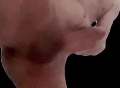 Masturbating Standing up