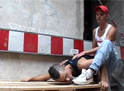 White Nikes Scally Fucker