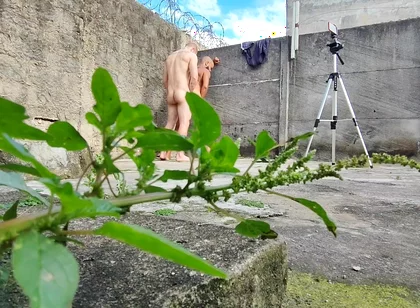 Camera in the Woods Films Two Straight Guys Fucking