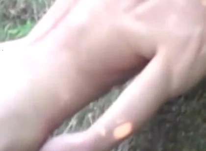 Twink fucked sexy straight boy in cruising forest outdoor