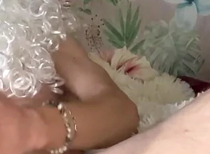 Teen Santa Jerks off and Cum Profusely