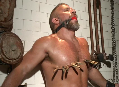 Muscled Hunk Dirk Caber Relentlessly Tormented