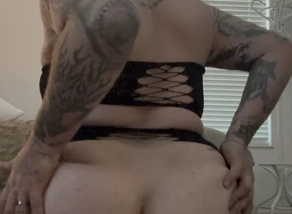 Clit Caged, Butt Plugged for Stepdaddy