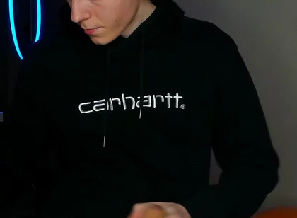 Horny College Twink Edges Huge Cock Until Explosive Cumshot