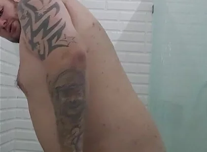 Jimbob Soapy Shower Dildo Riding