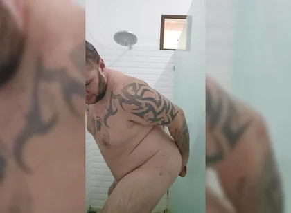 Jimbob Soapy Shower Dildo Riding